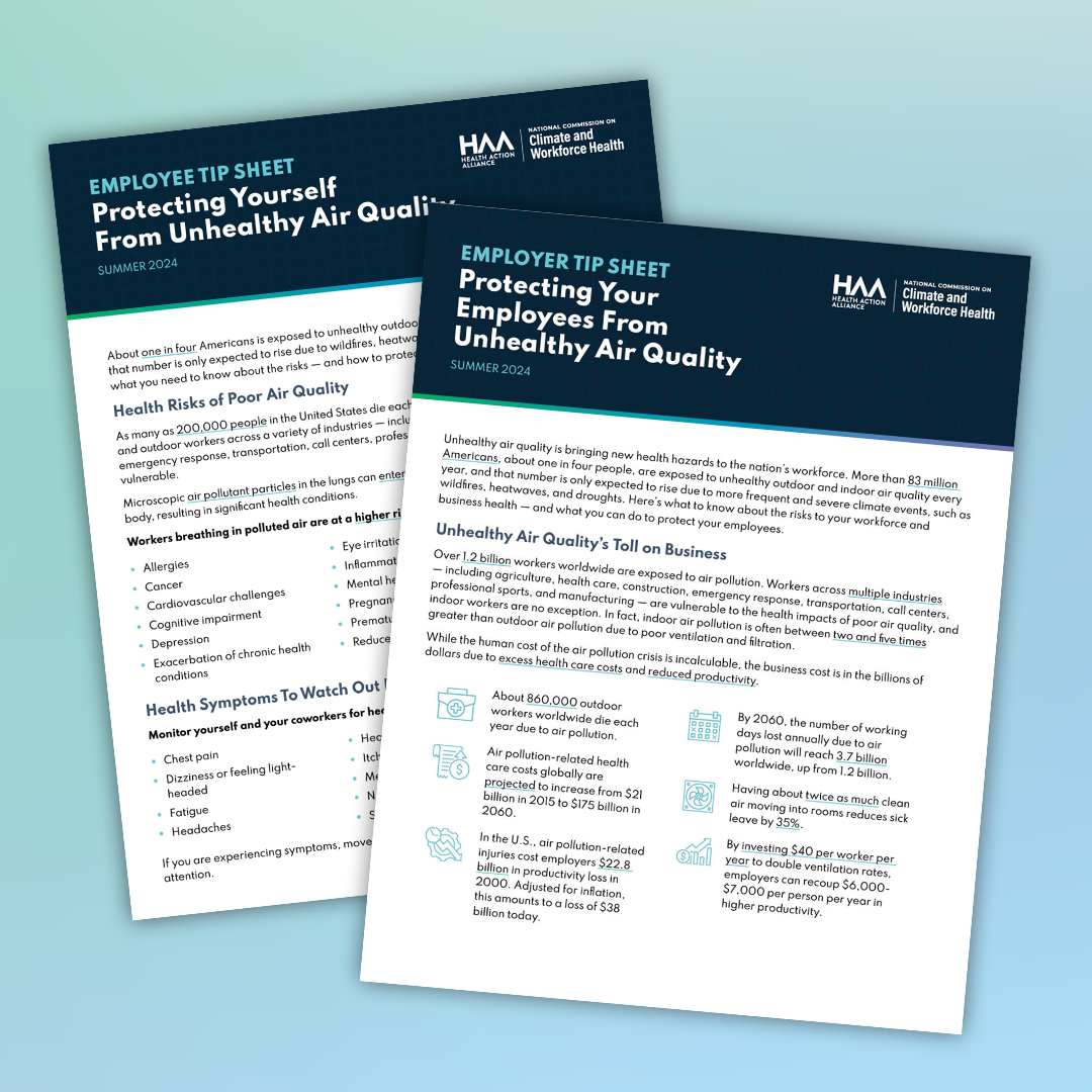Air Quality Tip Sheets