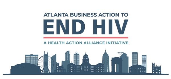 Atlanta Business Action Lockup with Skyline Atlanta Business Action Lockup with Skyline