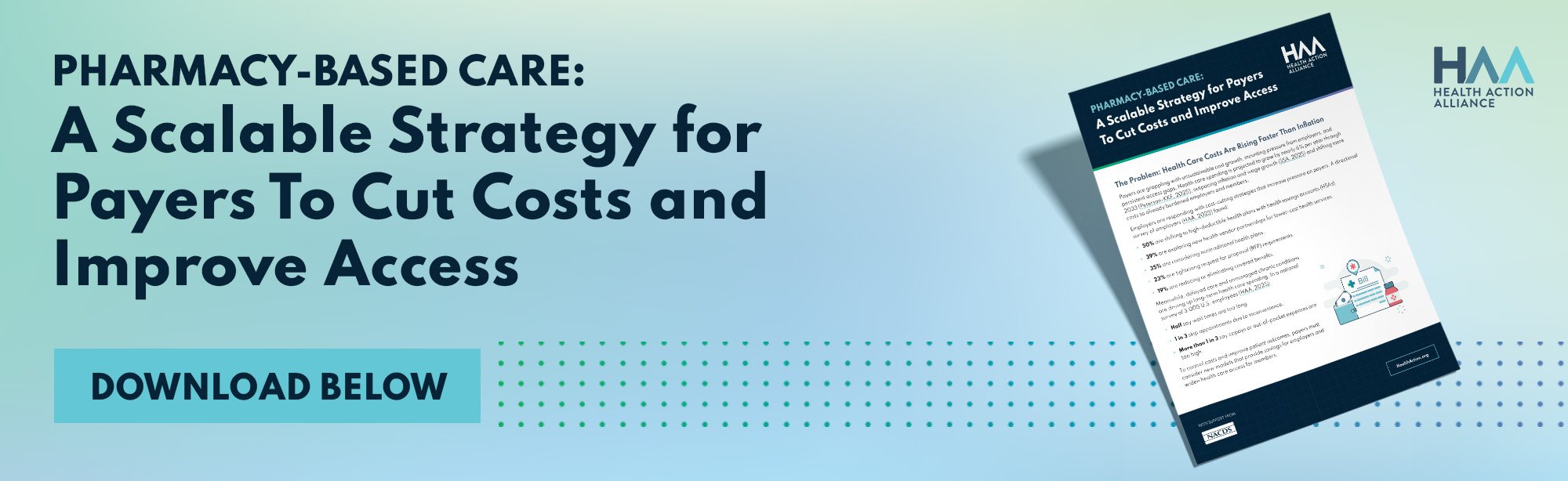 Pharmacy-Based Care: A Scalable Strategy for Payers To Cut Costs and Improve Access Pharmacy-Based Care: A Scalable Strategy for Payers To Cut Costs and Improve Access