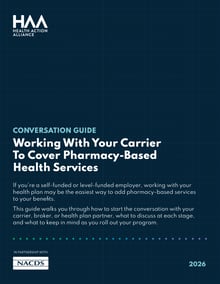 Working With Your Carrier To Cover Pharmacy-Based Health Services 