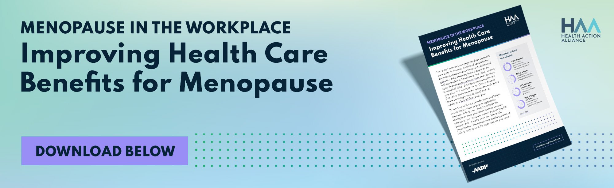 Menopause in the Workplace: Improving Health Care Benefits for Menopause