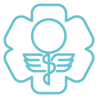 An icon of a pharmacy seal.